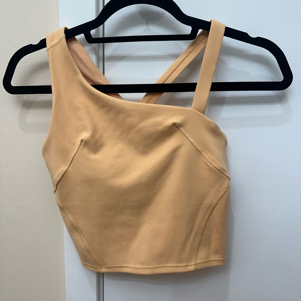 Lululemon Asymmetrical Marigold Yellow Women's Top